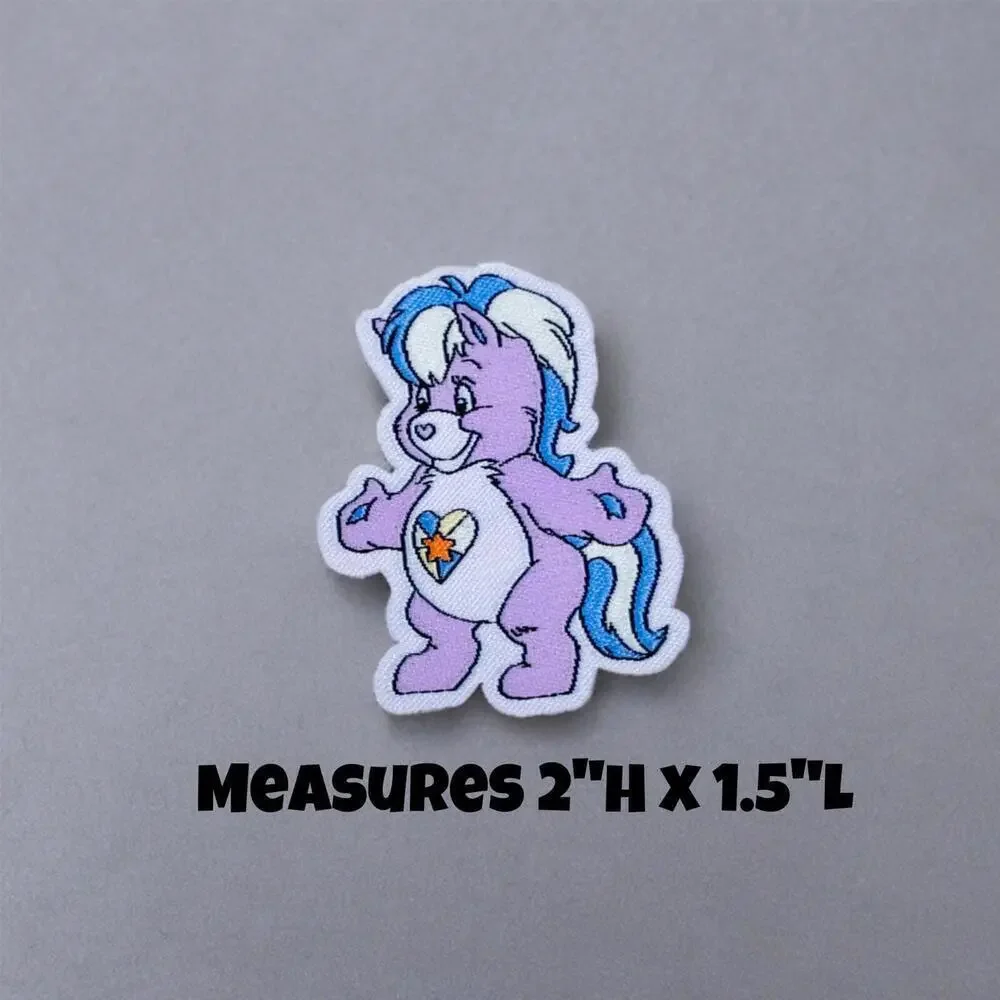 Care Bears Iron On Patch 2” Noble Heart Horse Nostalgia 80s Care Bear Cousin